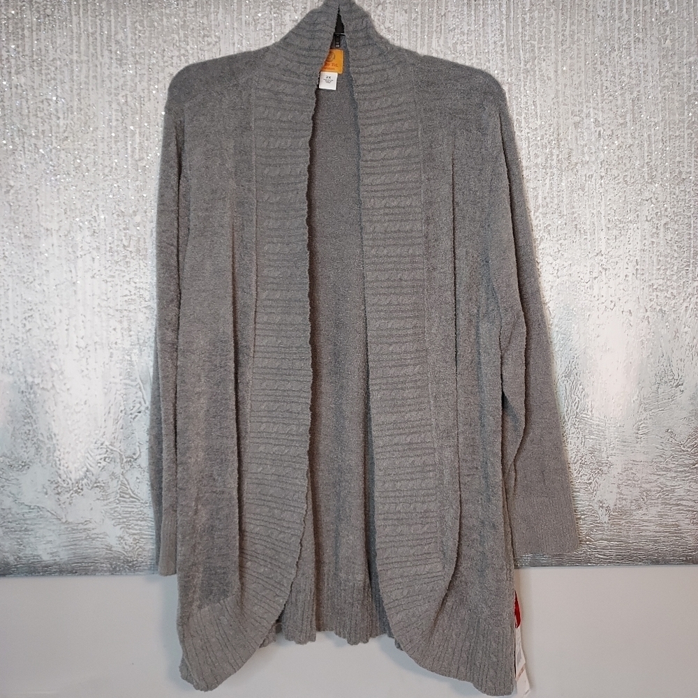 Ruby Rd. Woman Sweater Program Velvet Cardigan - Picture 1 of 2